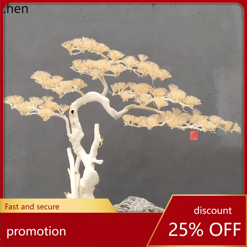 

HXL Artificial Welcome Pine Cedar Indoor Large Decorative Fake Tree Floor Ornament