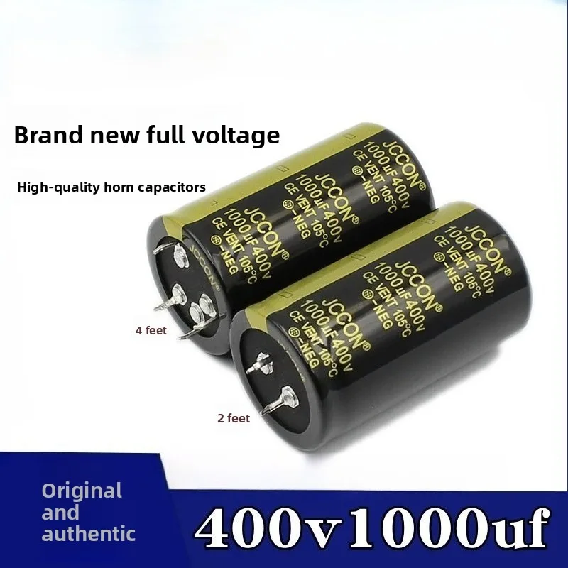 400V 1000UF 400V 1000UF JCCON Black Gold Welding Machine Inverter New Capacitor 35x60mm