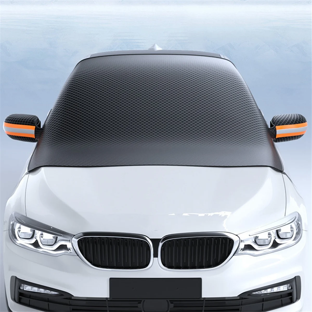 Car Front Windshield Cover, Car Sunshade, Windshield, Snowproof Sunshade, Waterproof Outer Cover, with Magnet