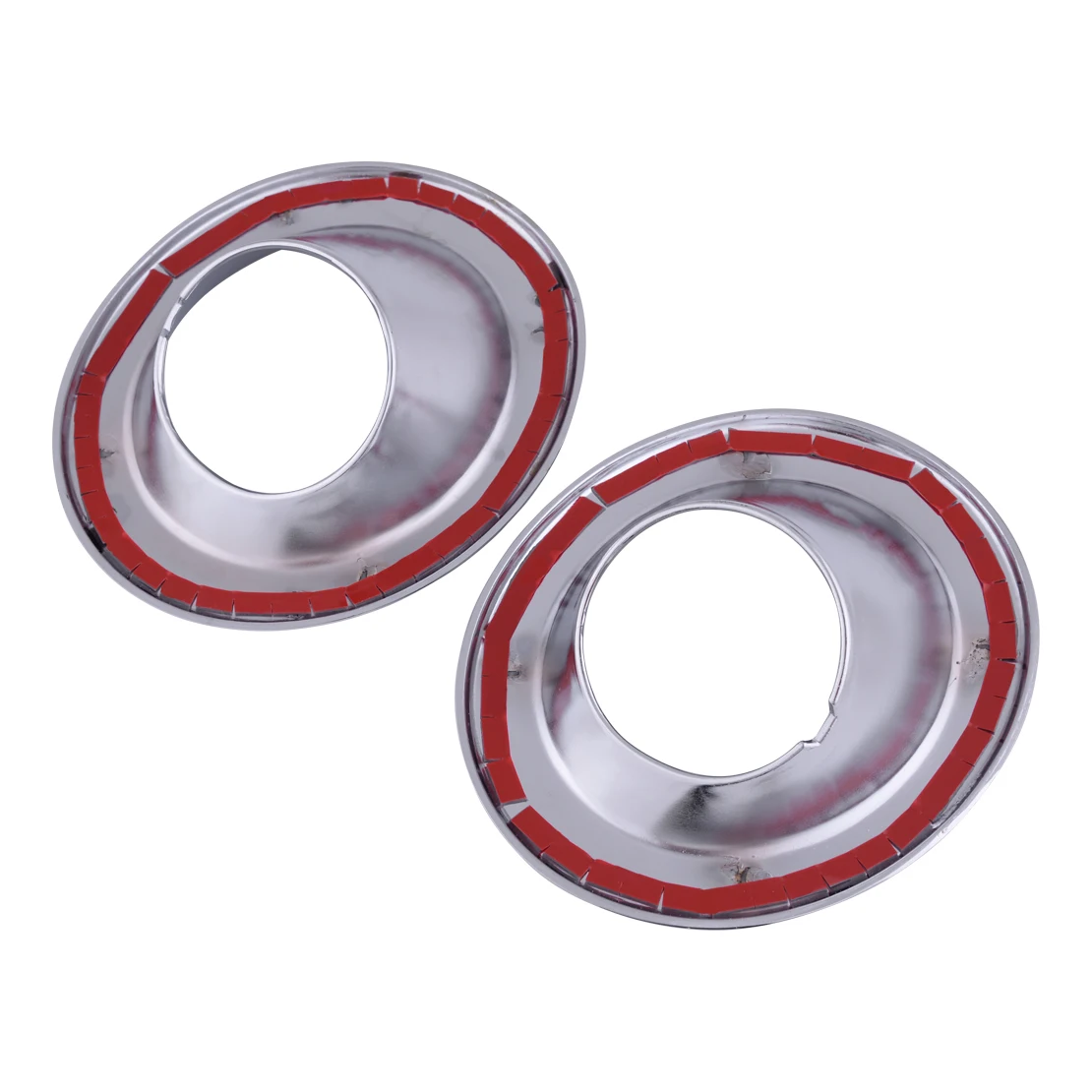 1 pair Front Fog Light Lamp Cover Trim Rings Chrome ABS Fit for Land Rover Freelander 2 LR2 2008 2009 2010