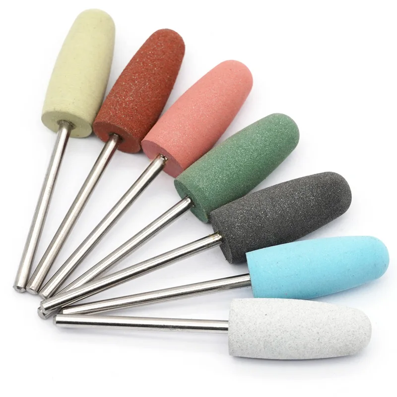 Dental Silicone Rubber Polishers Burs Grinding Heads 2.35mm HP Shank Drill Rotary Dentist Tool Dental Lab Instrument