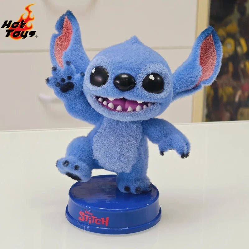 

Genuine Hottoys Ht Disney Stitch Cosbaby Cosb1132 1133 Say Hello Sitting Stitch Flockingaction Figure Kawaii Stitch Toy Gift