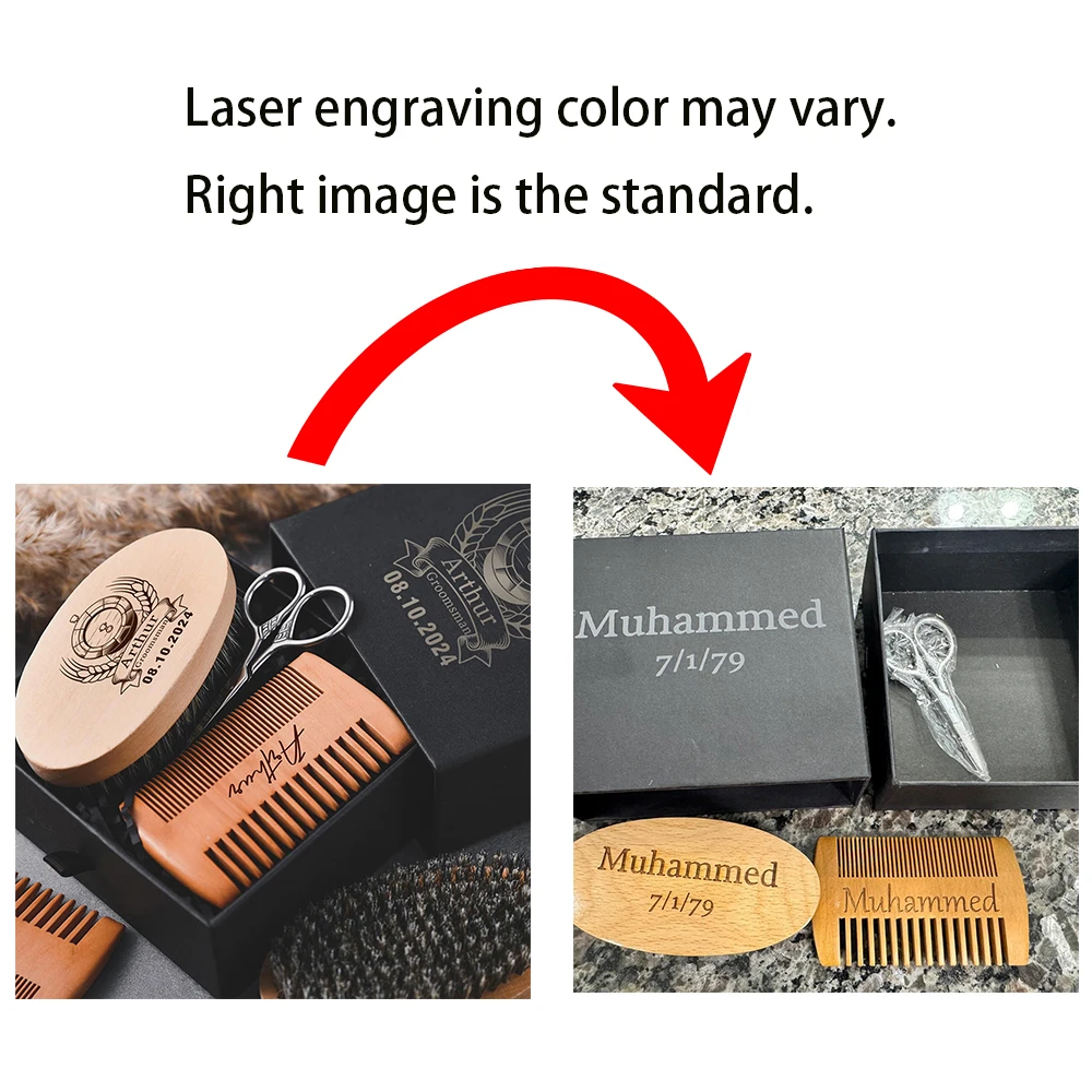 Personalisiertes Bartpflege-Se – Mens Grooming Kit For Wedding Bewertung und Preis
