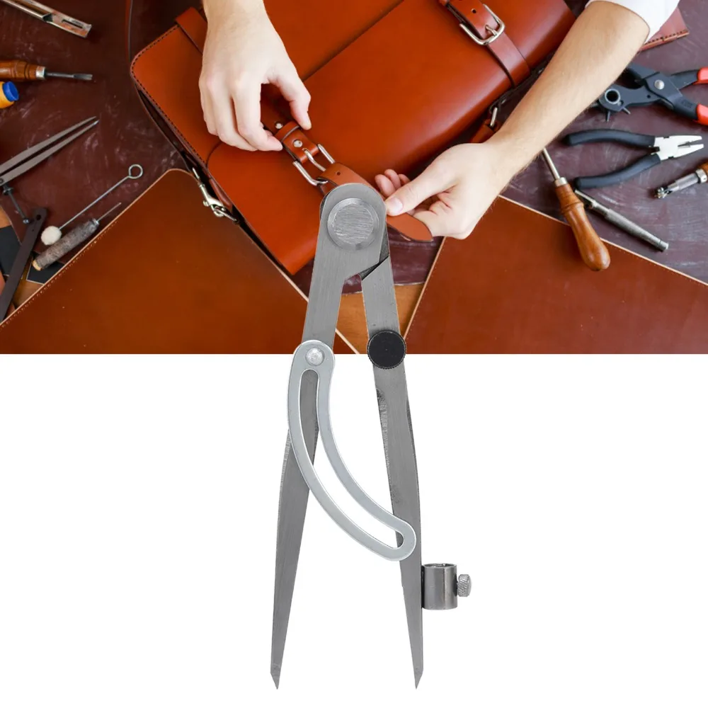 12 Inch / 8 Inch Wing Divider Compass Lockable Wing Design 300mm/200mm Locking Drafting Compass With Pencil Holder