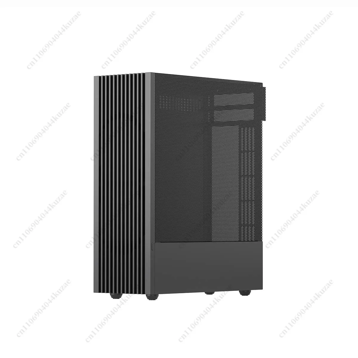 Mini ITX Aluminium-Legierung CNC-Gehäuse, 4,9L Flex ATX Kompatibel für Halbhohe GPU & 1U Netzteil