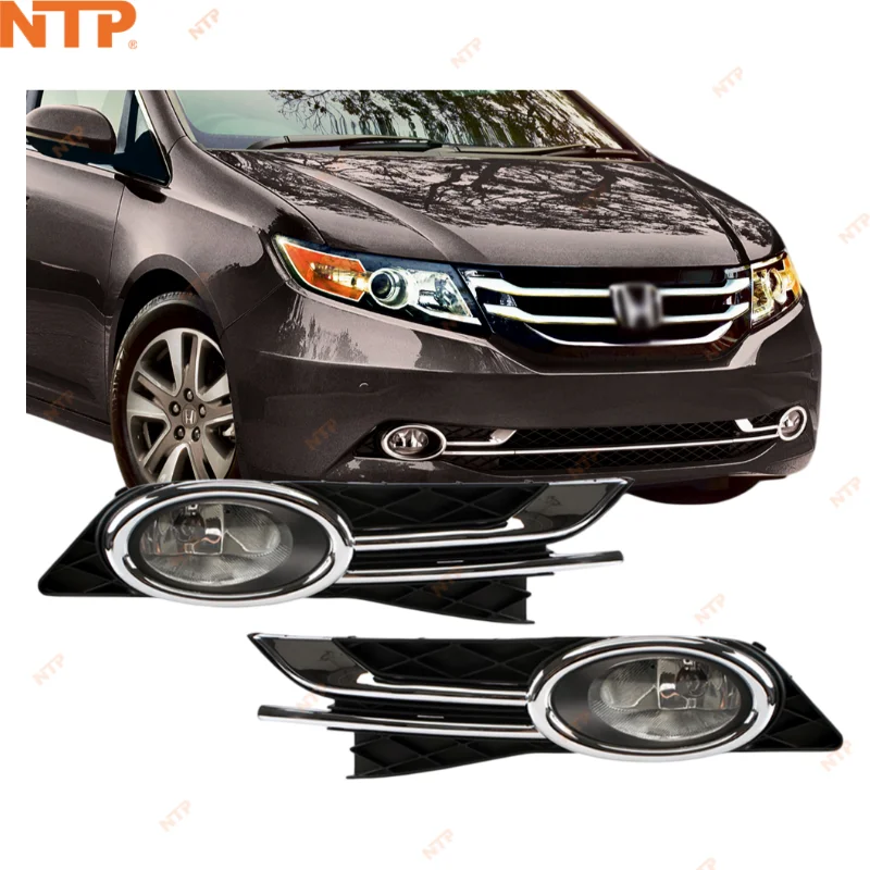

Светодиодные противотуманные фары и дневные ходовые огни для HONDA ODYSSEY 2014-2017, водонепроницаемые автомобильные аксессуары, комплект противотуманных фар