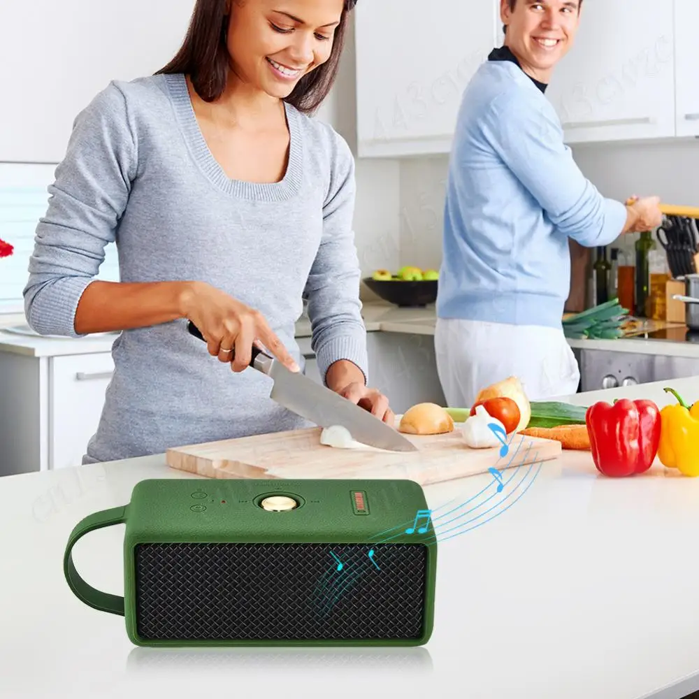 Silicone Foldable Protective Cover Waterproof Soft Skin Protective Case Anti-Slip for Marshall EMBERTON III Portable Speaker - Image 4