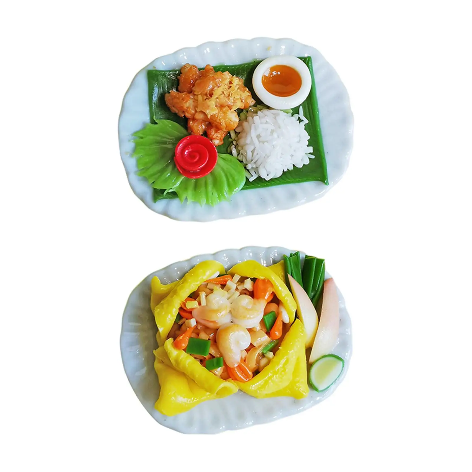 ของเล่นอาหารบ้านตุ๊กตา, อาหารครัวดินเซรามิคแบบพกพาบ้านตุ๊กตาอุปกรณ์เสริมสำหรับของขวัญของเล่นวันหยุด