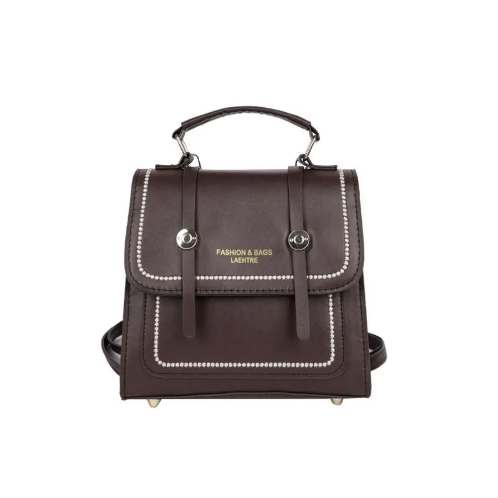 

Повседневный дорожный рюкзак в корейском стиле, портативная женская сумка на плечо в стиле ретро, многофункциональная маленькая квадратная сумка для студентов колледжа