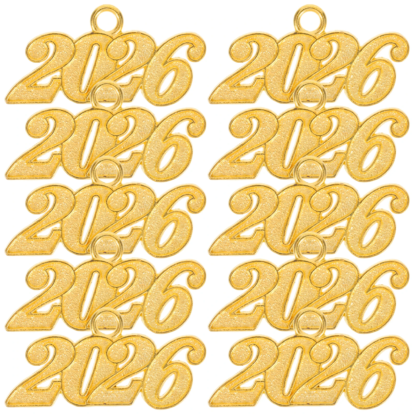 

50pcs Graduation Party Favors Number Year Pendant Charms Graduation Cap Keychain Bracelet Material Wide Application