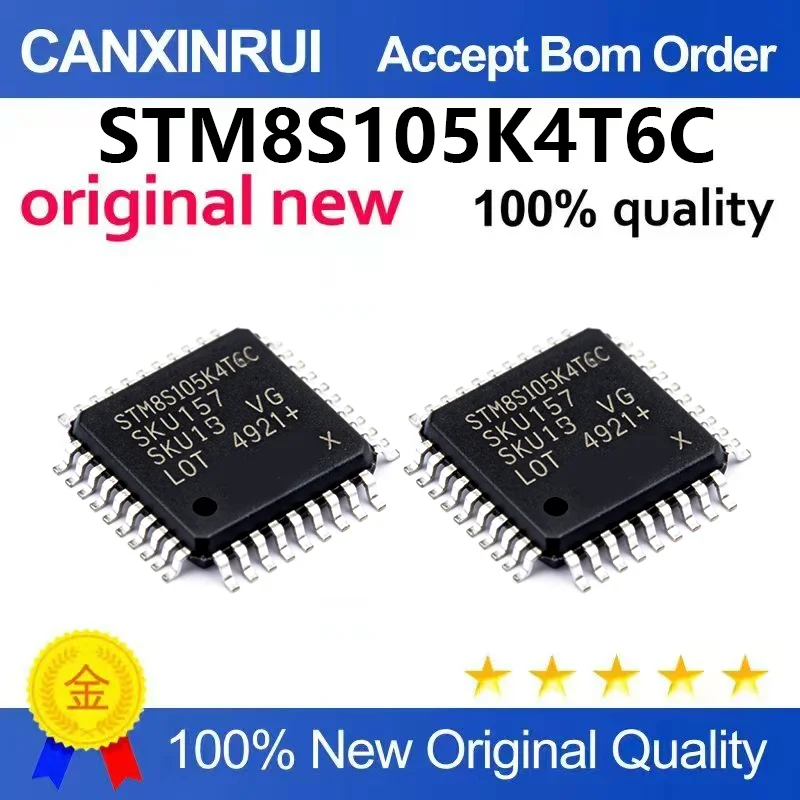 (5pcs-10pcs)Brand new original STM8s105K4T6C LQFP-32