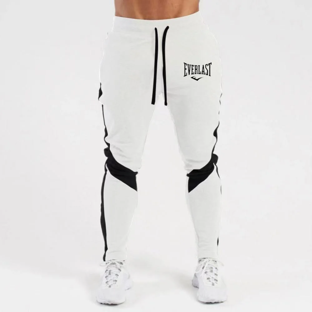 

Autumn Fleece Straight Trousers Men Fitness Jogging Sweatpants Winter Warm Casual Pant Solid Drawstring Bottoms