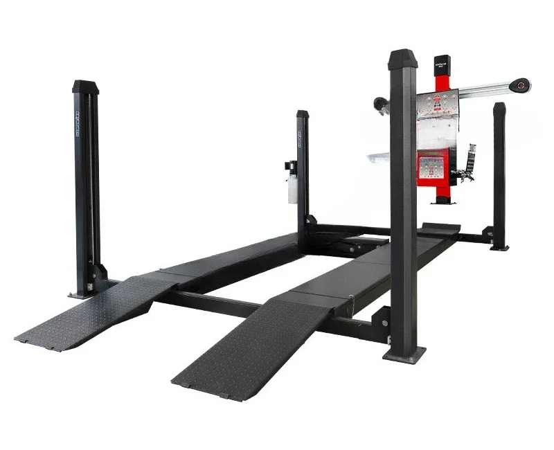 Automotive 3D four-wheel aligner equipment Full set of four-wheel aligner four-column lift
