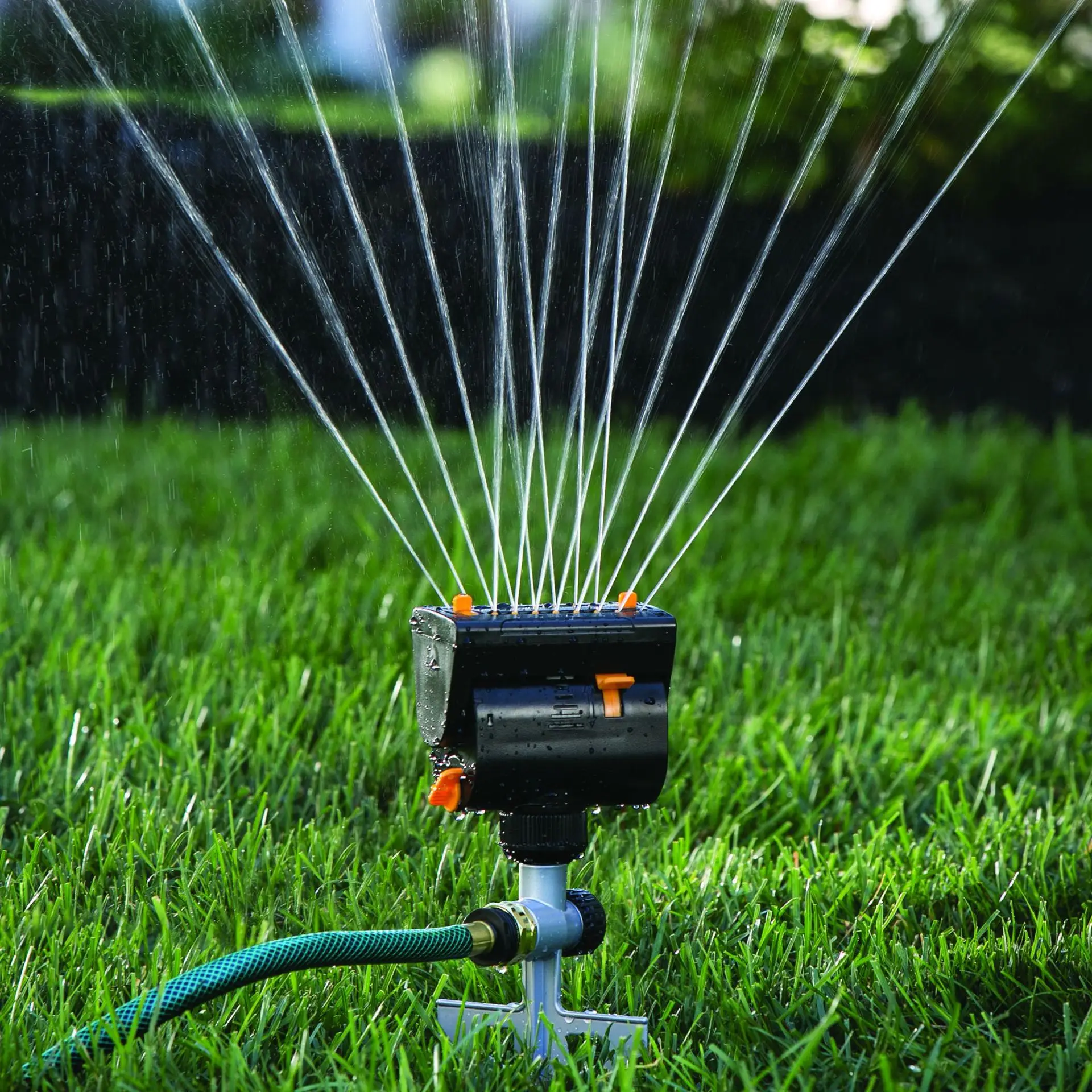 Garden watering plants automatic swing sprinkler lawn sprinkler vegetable garden irrigation high-speed rail maintenance sprinkle