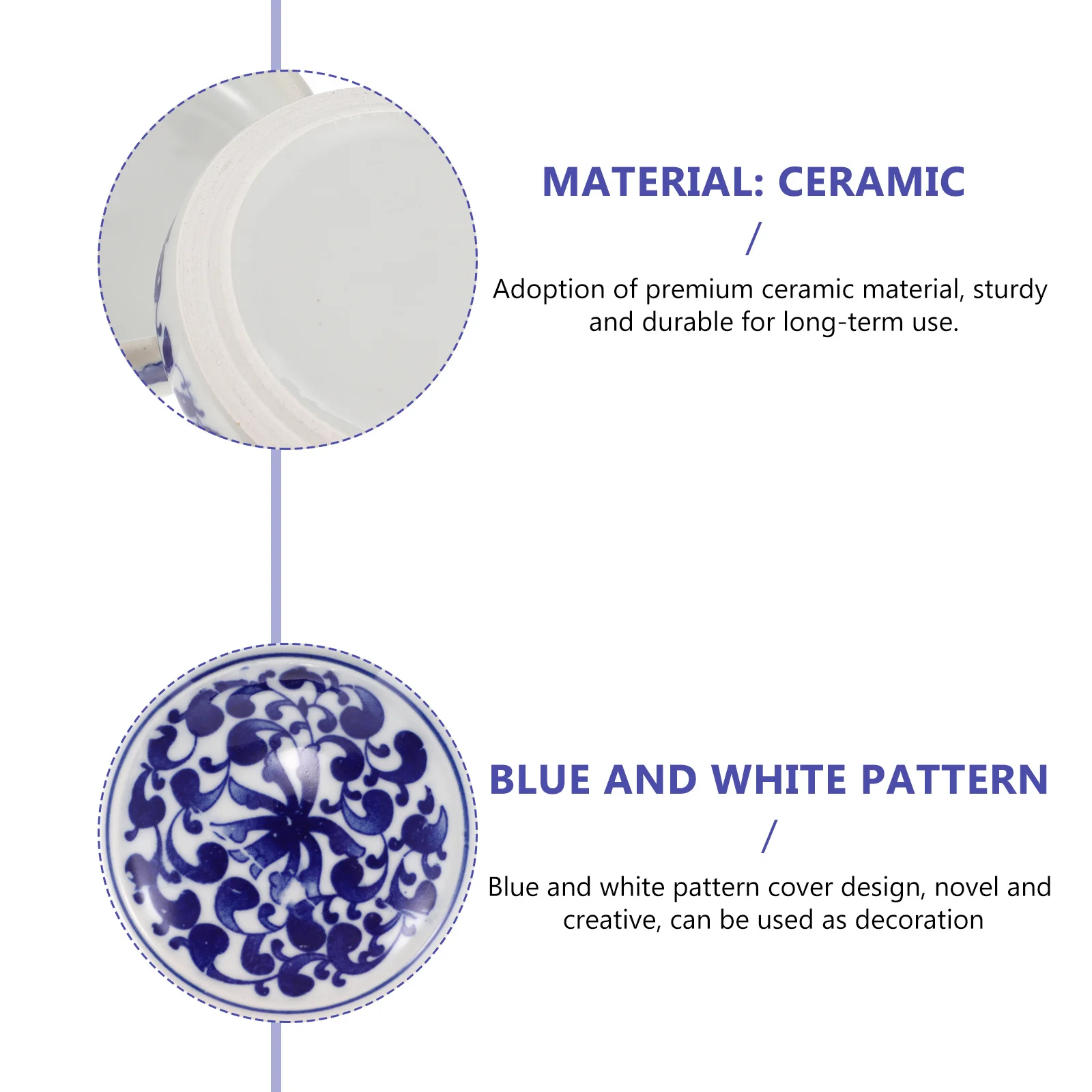 

1Set Ceramic Blue and White Five Layers Pigment Plate Color Mixing Tray Painting Tool for Professionals Ceramic Ink Dish