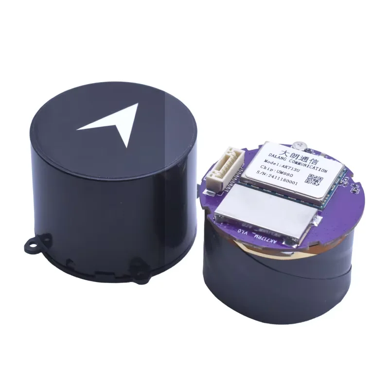 High Precision Full Frequency L1 L2 L5 Compass RM3100 IST8310 Flight Control Spiral Antenna UM980 Module RTK GPS Receiver