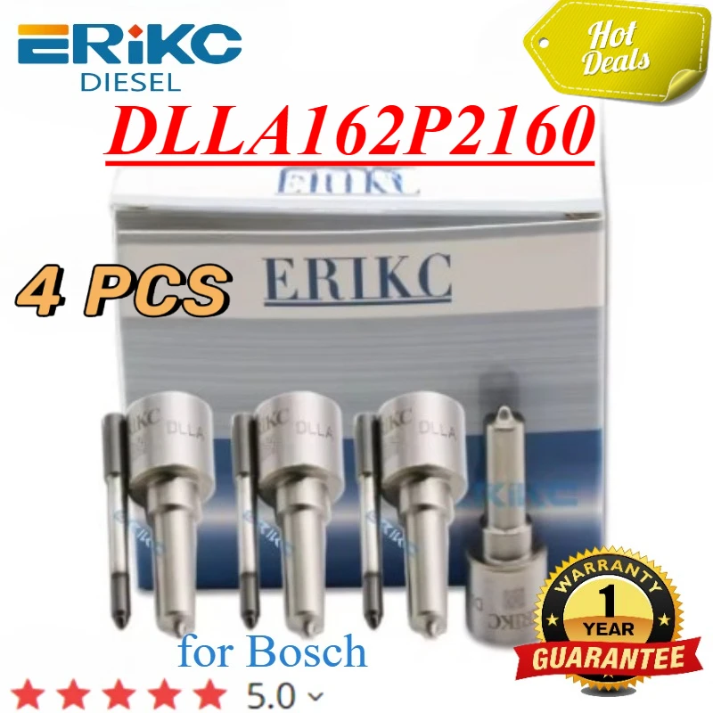 

4PC DLLA152P1832 0433172120 Diesel Injector Nozzle DLLA 152P 1832 CR Car Parts for Bosch 0445120162 For MAN TGL TGM 51101006083