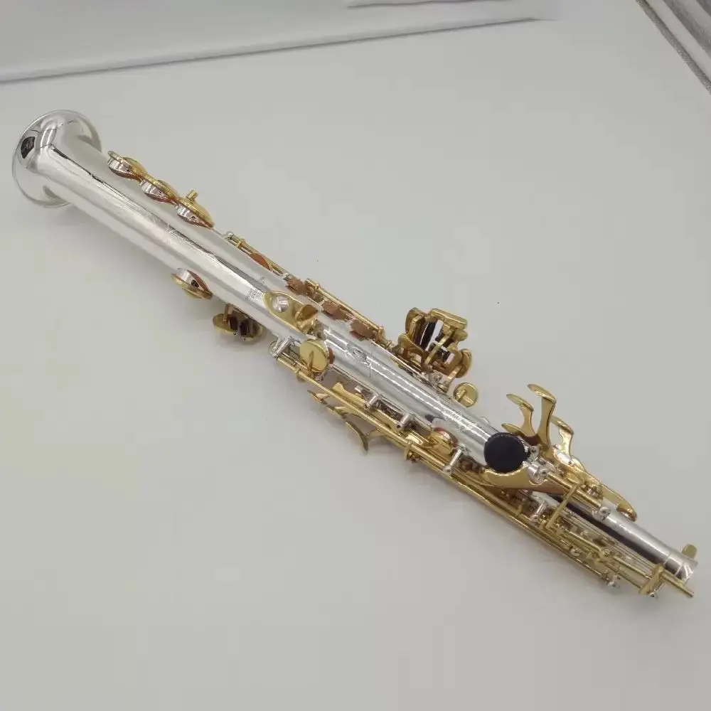 High quality O37 original one to one structure B-key professional high pitched saxophone white copper gold-plated SAX