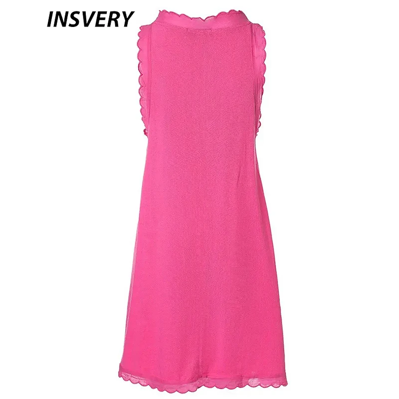 Women Summer Dress Loose Solid Sleeveless Party Mini Dresses For Women Elegant Loose Beach Party Female Dress Vestidos 2026