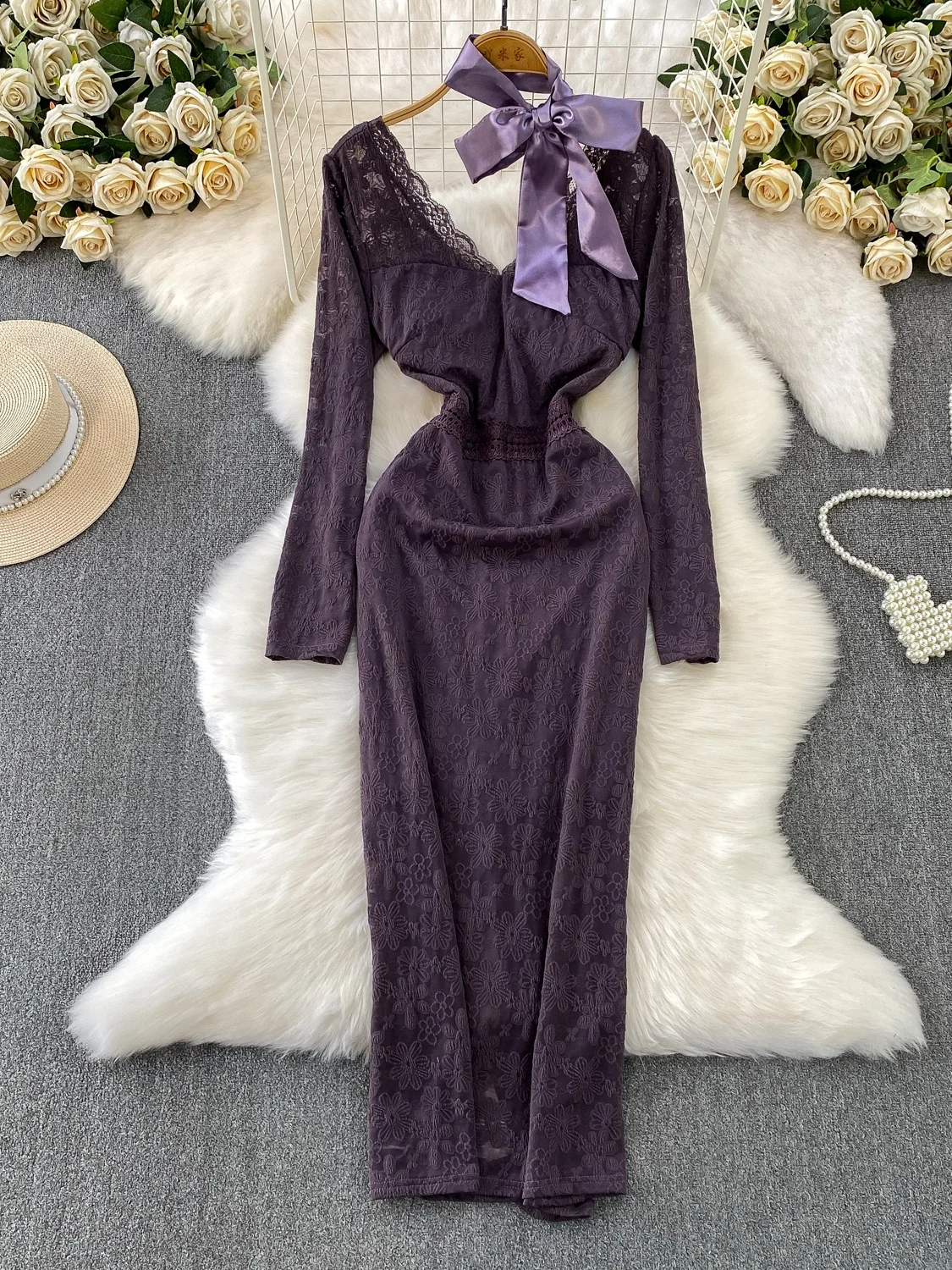 Ele V-Ne Lace Wrap … - image