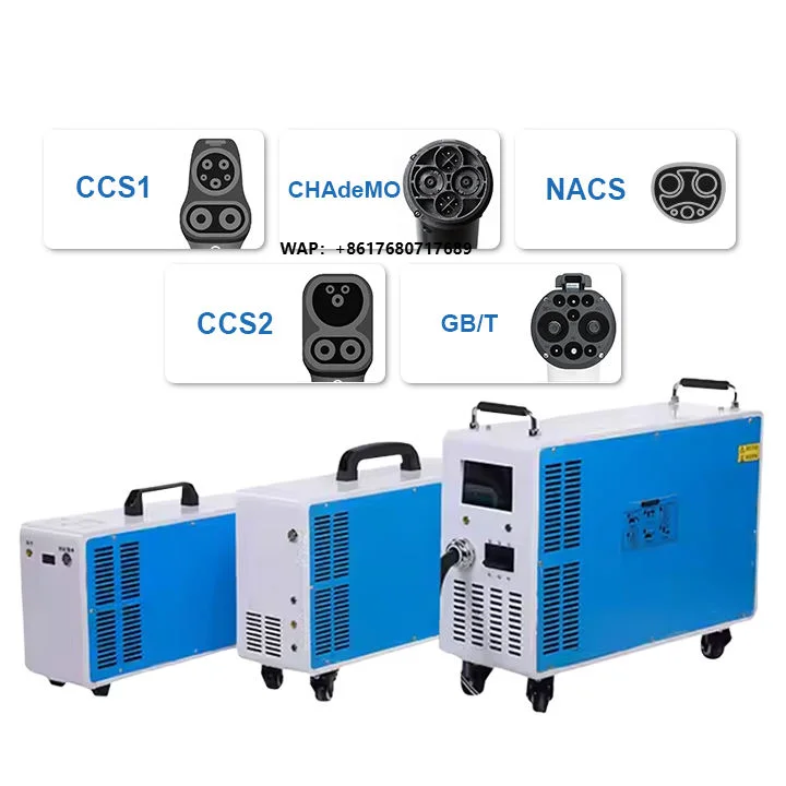 

20KW Electric Car CCS2 CHAdeMO Portable Movable Home Use EV Car Charger Fast Charger Ev Portable Dc Charger