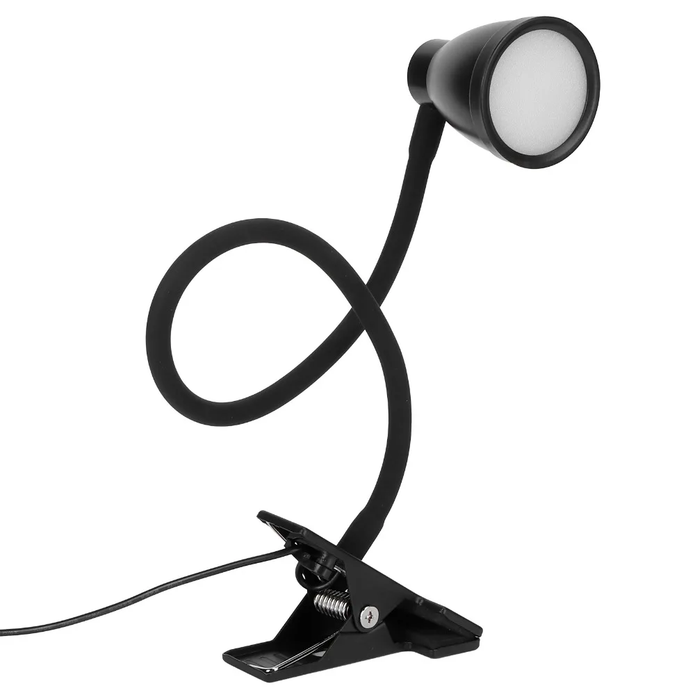 Simple USB Powered Clip Reading Light 24LED 5W Desk Lamp Dimmable Brightness Adjustable Clip Work Light Office Work
