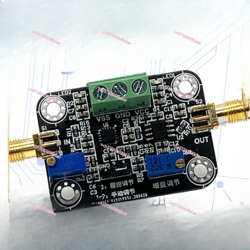 

AD8336 Module, Variable Gain Amplifier 0-60dB DC-100M Bandwidth VGA Manual/Programmed