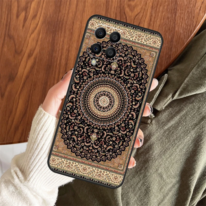 Retro Ethnic Carpets Turkish Rug Case For Samsung Galaxy M14 M34 M54 M12 M32 M52 M15 M11 M13 M06 M16 M36 M56 M31 M53 M35 M55 - view 5
