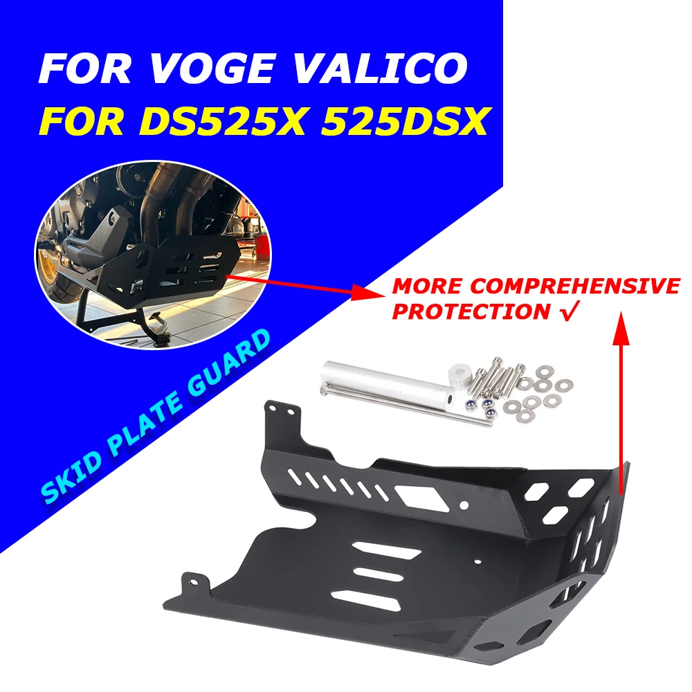 For VOGE 525DSX Motorcycle Accessories Engine Mud Guard Base Protector Cover Skid Plate For Valico DSX525 525 DSX DS 525X 2024