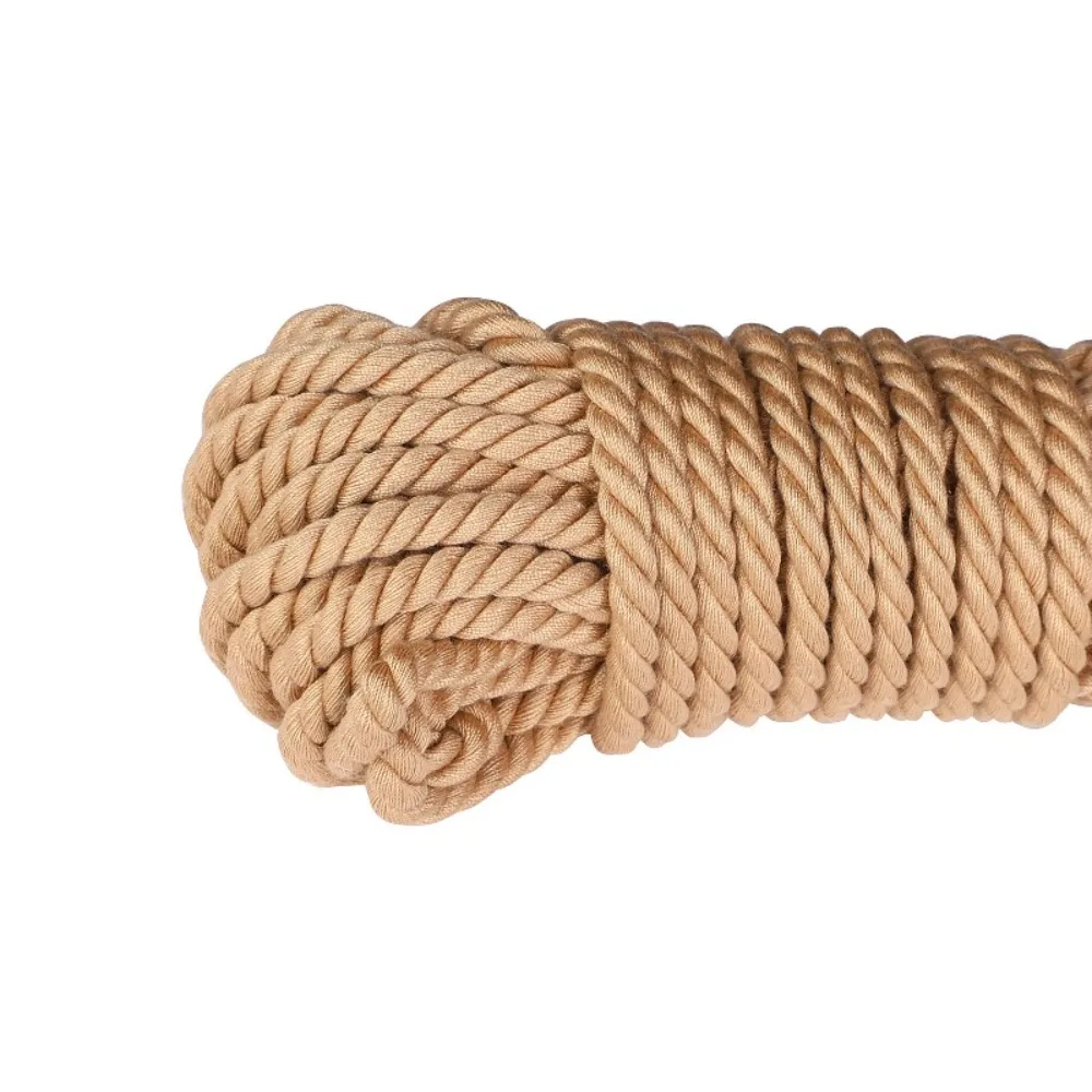 حبل عبودية شيباري بطول 10 أمتار، جوت ناعم لفن الحبل الياباني، صديق للبشرة للمبتدئين، لون طبيعي آمن من الجوت للأزواج