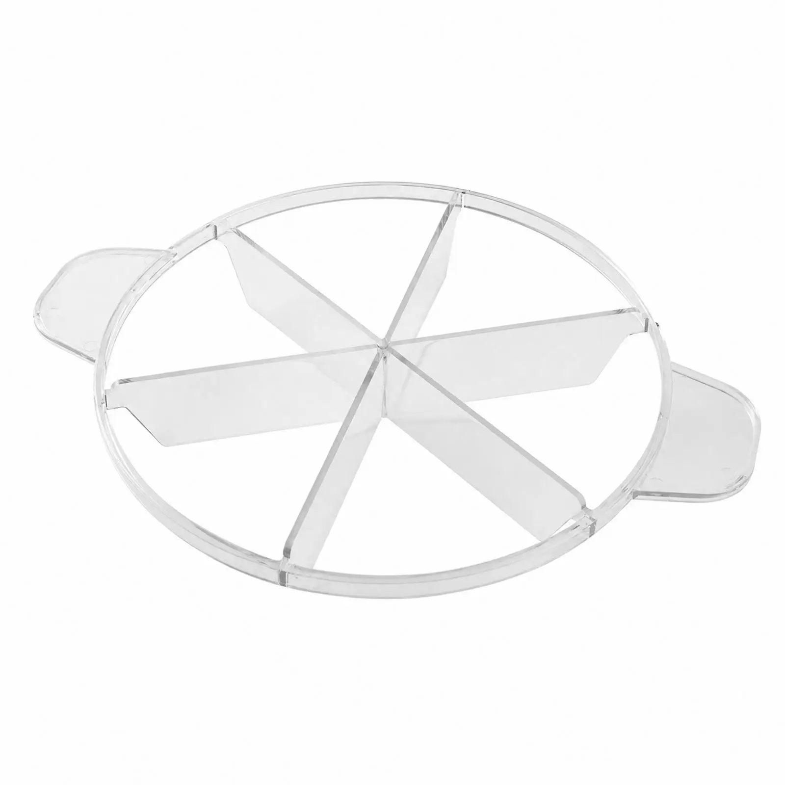 Cake Portion Divider with Grip Handles for Consistent Slices Pastry Circle Mold Baking Tools for Cakes Pies and Pizza