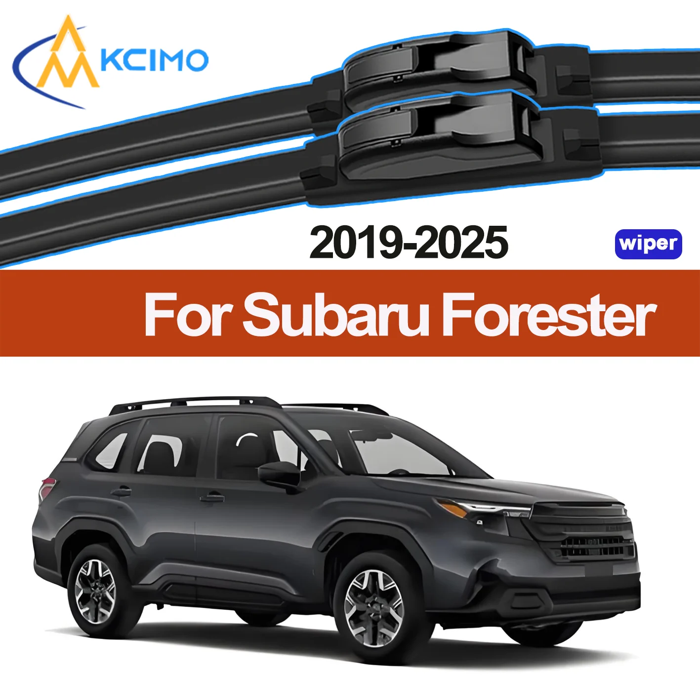 

KCIMO 2PCS New Front Windshield Wiper Blade for Subaru Forester SK 2019-2025 Front Windshield Auto Wipers Blade Accessories 2025