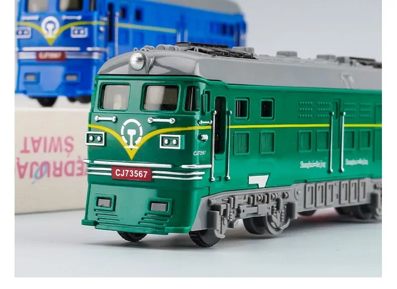 Train Model car Inertia Children toys baby Simulation Traffic Rail Car Educational boys birthday gifts hot sale