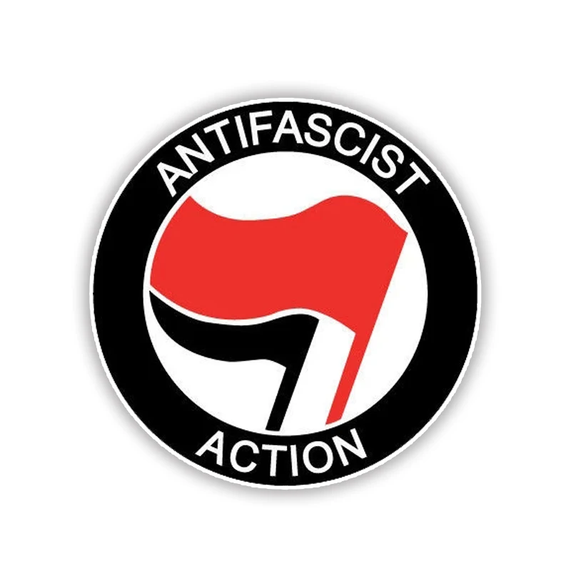 

Наклейка на авто Antifa-Antifascist Vinyl Decal Car Sticker Waterproof Auto Decors for Car Bumper Rear Window