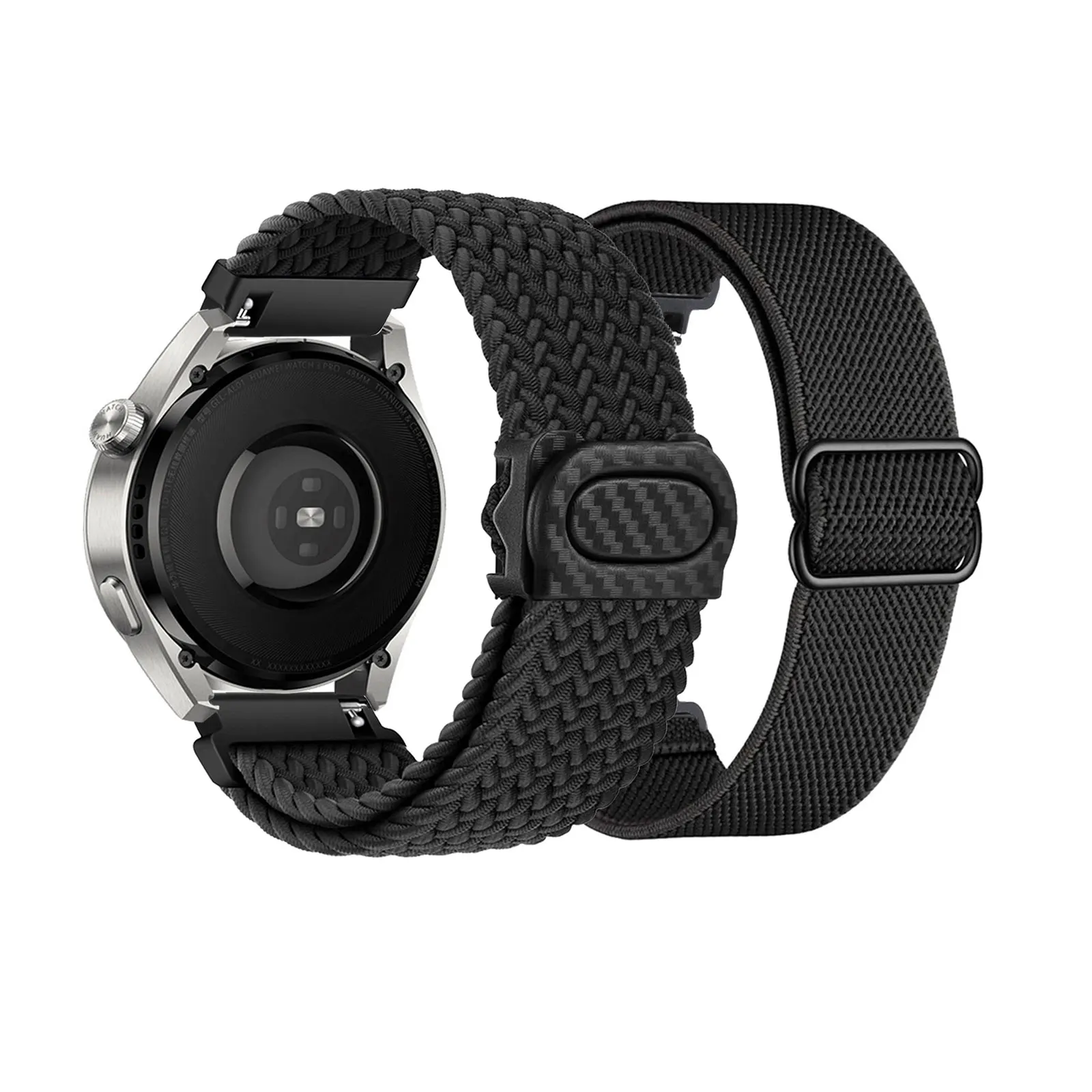 

2 шт. эластичных нейлоновых ремешков для Huawei Watch 3/3 Pro/5/4/4 Pro/Buds/Ultimate/Ultimate 2/GT Runner 46 мм, ремешок для мужчин и женщин