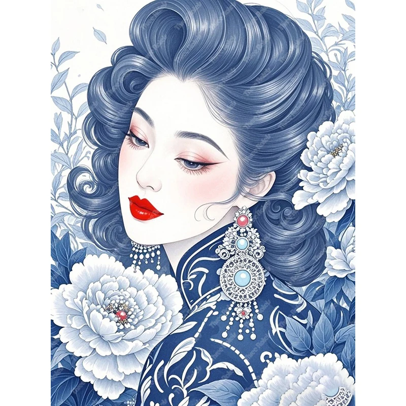 Three Ratels QHH45 Nostalgic Republic style beauty art Wall stickers for home decoration