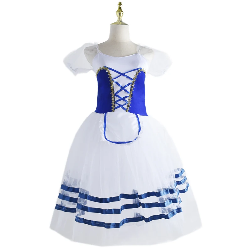 

Ballet Tutu Skirt Professional Dance Dress Long White Tutus For Adult Ballet Costumes