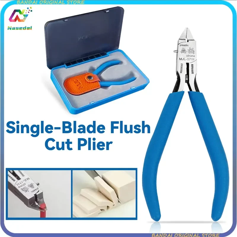 MJL M1711 Model Nippers Single Blade Nipper Ultra Thin Side Cutter for Gundam Plastic Model Building Repair Hobby Tool Kit