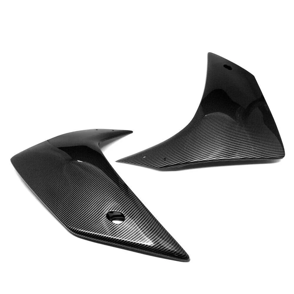 Carbon Fiber Front Side Radiator Cover Panel Fairing For YAMAHA YZF R1 2007 2008