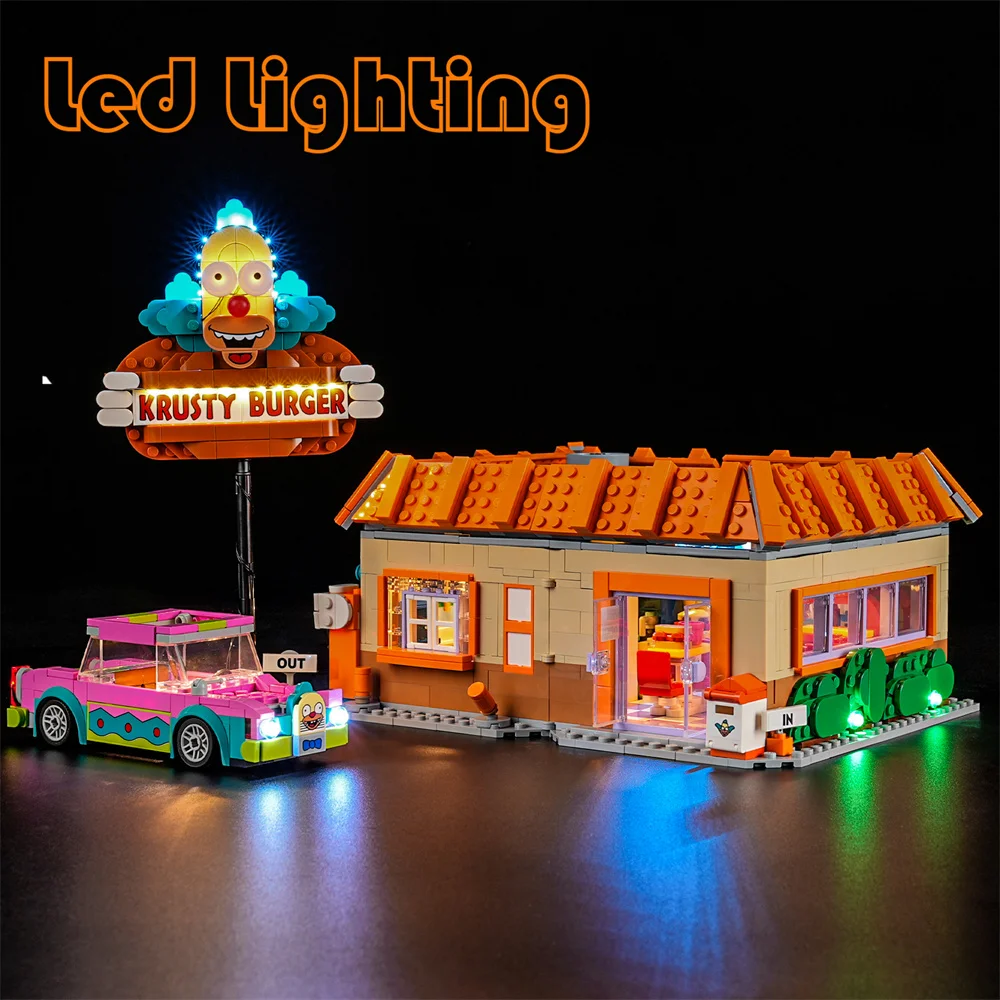 

Набор освещения для LEGO The Simpsons Krusty Burger в комплект не входит строительный блок (только комплект светодиодных фонарей)
