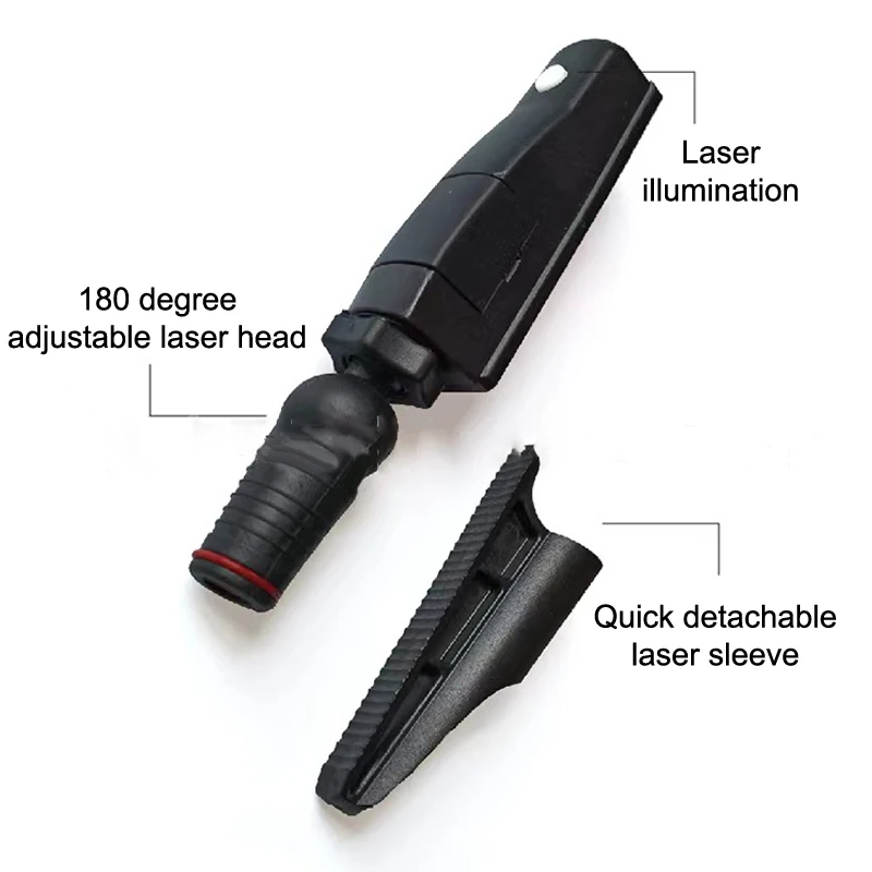 جولف وضع الهدف مصحح ممارسة الغولف خط مضرب الغولف الليزر البصر مجموعة مع صندوق حماية ترايبود جولف الليزر وضع المدرب #6