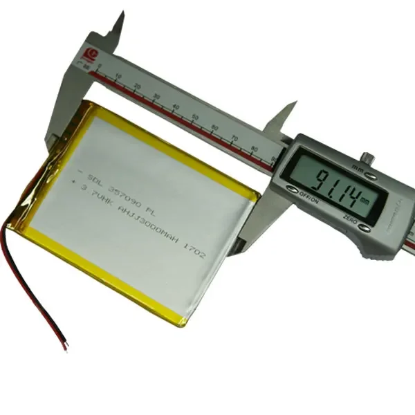 بطارية ليثيوم بوليمر 3.7 فولت عامة 3000 مللي أمبير في الساعة بسعة كبيرة 357090   بطارية كمبيوتر لوحي مدمجة بسبعة بوصات