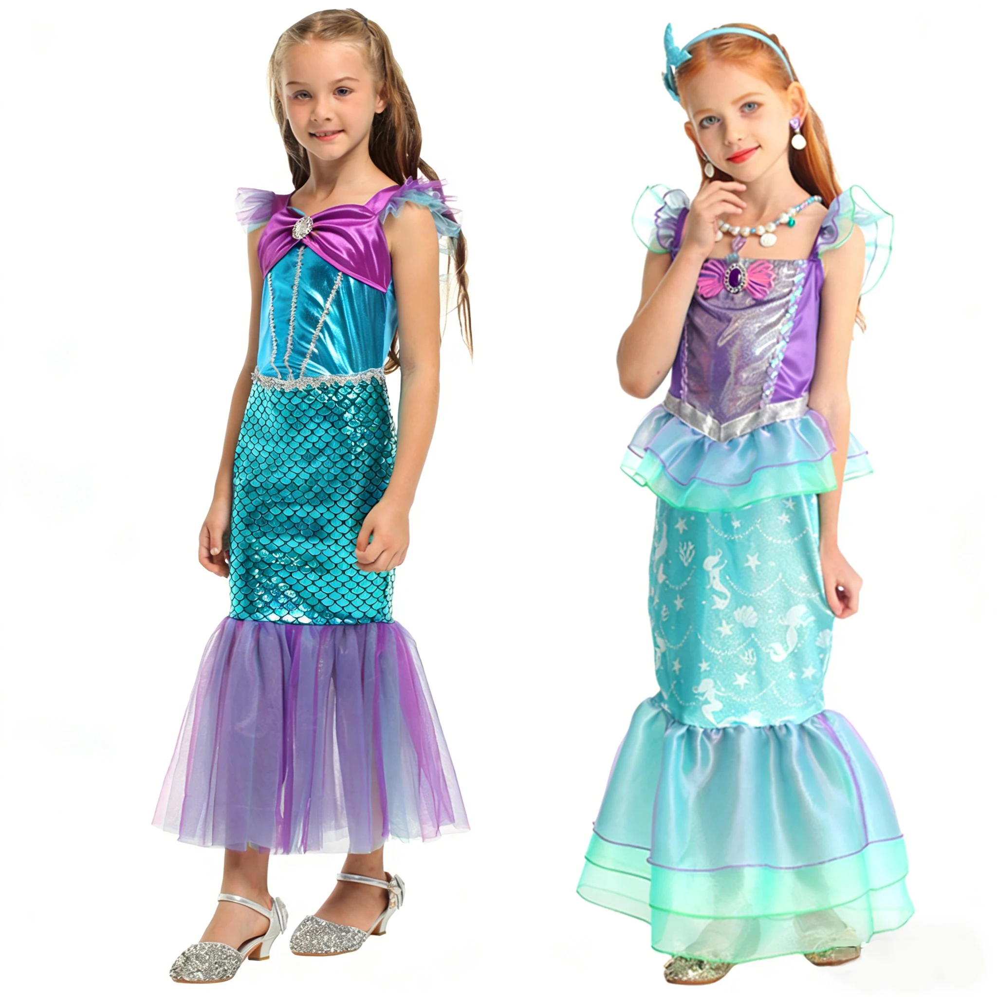Anime Cosplay Little Girl - Robe de cosplay La Petite Sirène