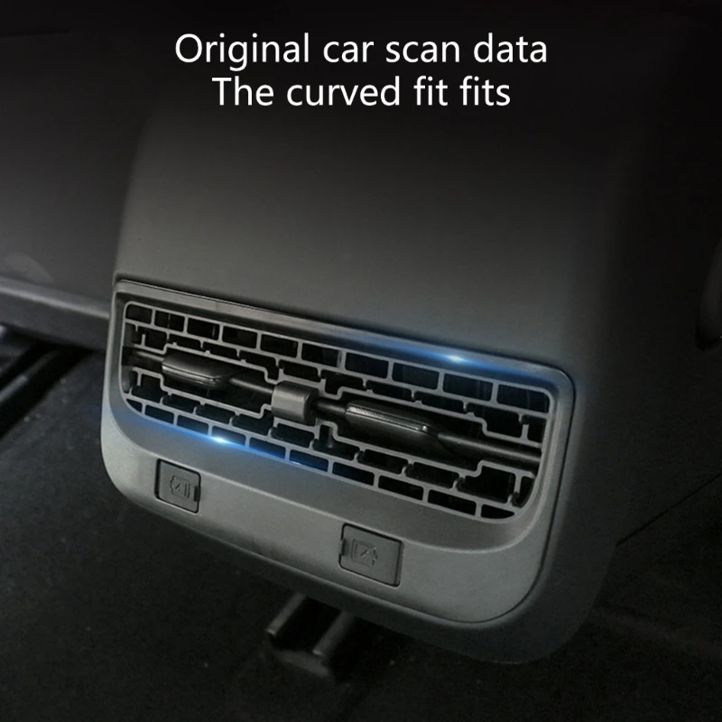 For Tesla Model 3/Y Under Seat Rear Air Vent Protect Cover Anti-block Backseat Outlet Grille Protection