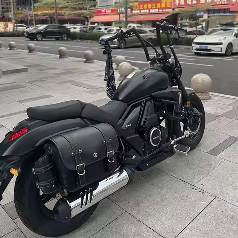 Motorcycle 22mm thick handle Ape Hanger handlebare compatible For Haojue TR300 Cruiser Increase the height of modified handle