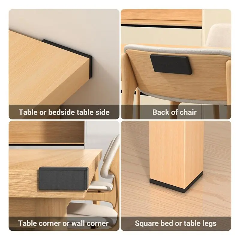 A20F-20Pcs Furniture Wall Protectors, EVA Foam Headboard Stoppers For Wall, Bed Stoppers For Headboard, Headboard Bumper