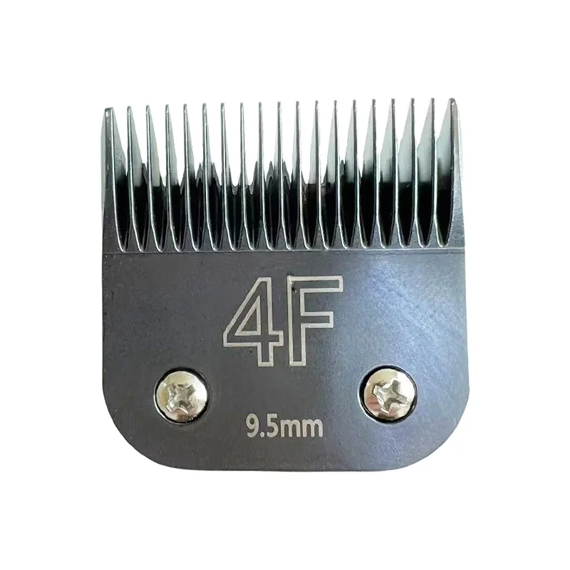 ABJI-Detachable Blade 4F 9.5Mm Pro Replacement For Wahl KM 10 For Andis AG/AGC/SMC/Oster A5/Classic 76 Animal Clipper