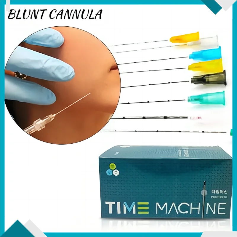 Separately packaged medical sterile microcapsule 25g, 50mm, 70mm blunt headed microcapsule needle, used for injection of hyaluro