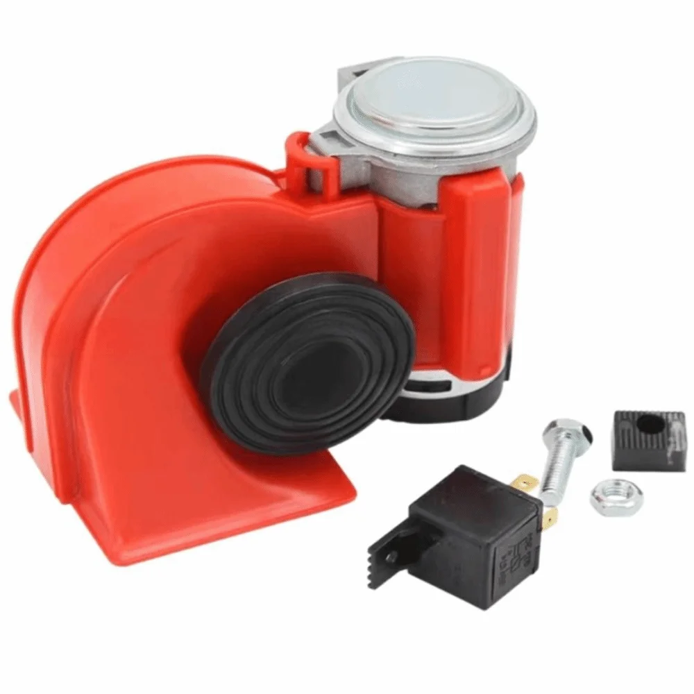 

Powerful Sound Snail Design Car Horn Waterproof Durable Motorcycle Horn Universal Fit High Decibel Air Pump Horn