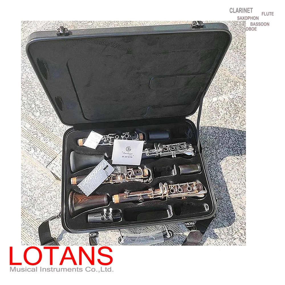 Professional a & Bb Double Clarinet with Anti-Collision Backpack